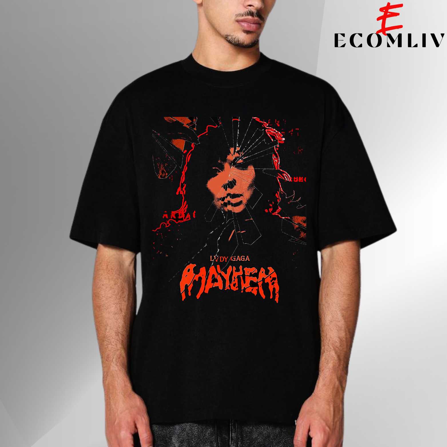 Lady Gaga Mayhem Tee, Album Music Shirt, Streetwear Aesthetic